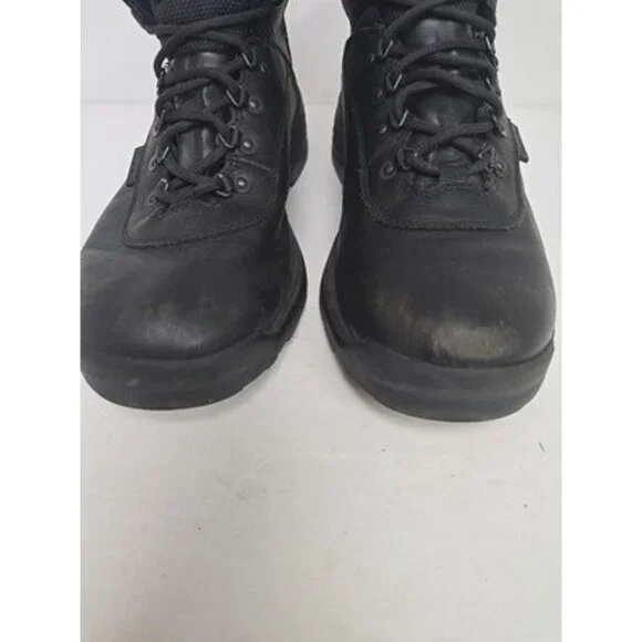 Timberland Men's Mid-Cut White Ledge WP Hiking Boots 12122 Black Size 11M
